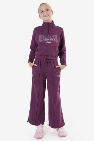 Lonsdale Wide Leg Fleece Jogger