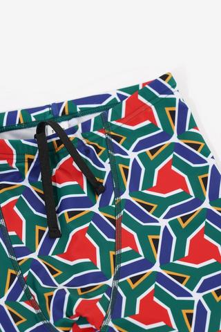 Sa Flag Mid-thigh Jammer - Boys'
