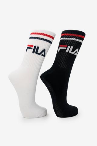 Fila 2-pack Stallone Tube Socks - 4-7