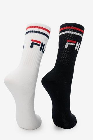 Fila 2-pack Stallone Tube Socks - 4-7
