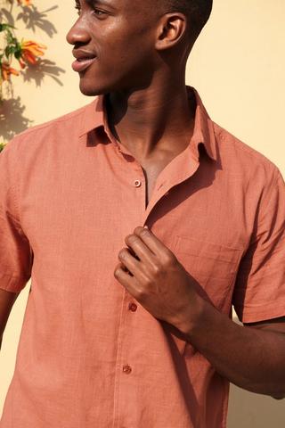 Short Sleeve Cotton Shirt
