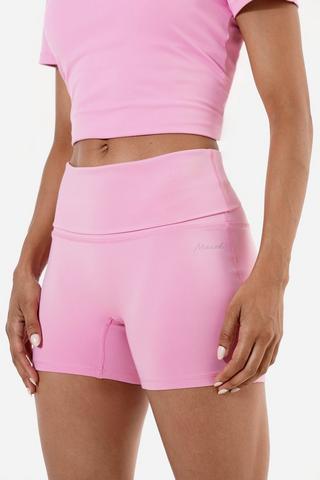 Technical Foldover Waist Hot Short