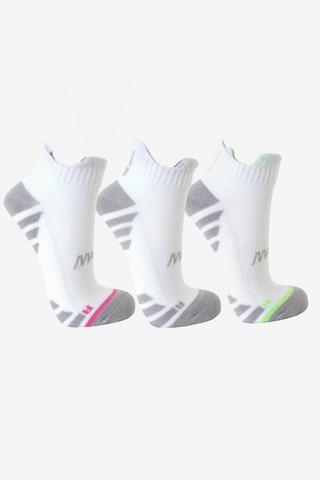 3-pack Cushioned Ankle Socks 4-7
