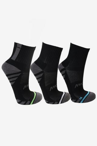 3-pack Active Ankle Socks 8-12