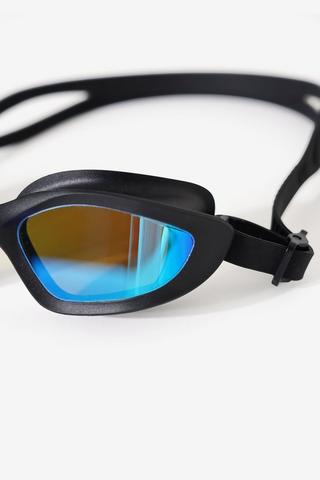 Gold Mirror Swimming Goggles - Senior
