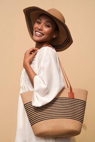 Straw Hat + Bag Combo