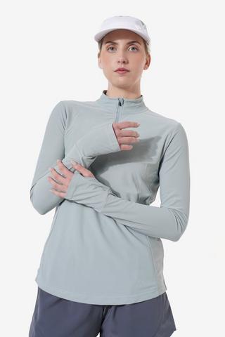 Quarter-zip Long Sleeve Top