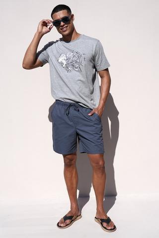Twill Cotton Shorts