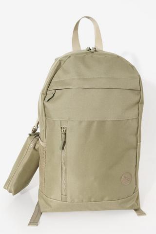 Backpack With Detachable Pencil Case