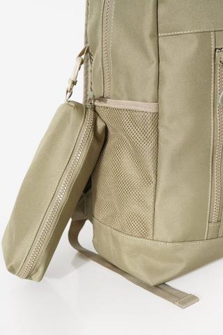 Backpack With Detachable Pencil Case