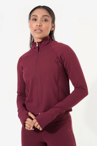 Technical Zip-through Top