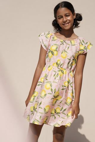 Flutter Sleeve Dress