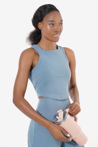 Technical Cropped Tank