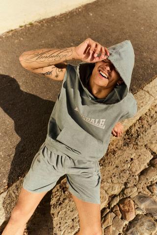 Lonsdale Hooded Fleece Vest