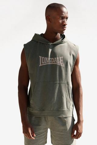 Lonsdale Hooded Fleece Vest