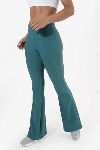 Ribbed Bootleg Pants