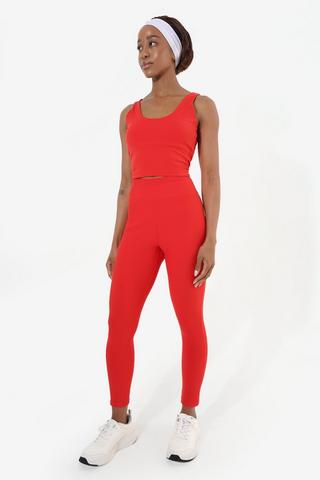 Technical Ribbed Full-length Legging