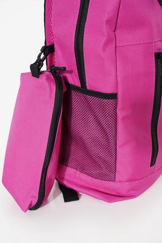 Backpack With Detachable Pencil Case