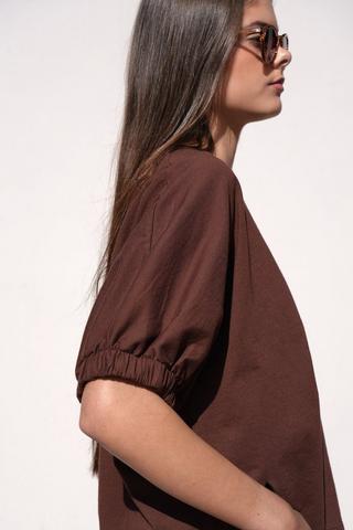 3/4 Sleeve Loose Fitting Blouse