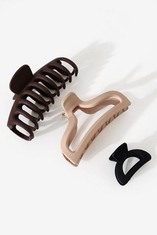3-pack Hair Clips