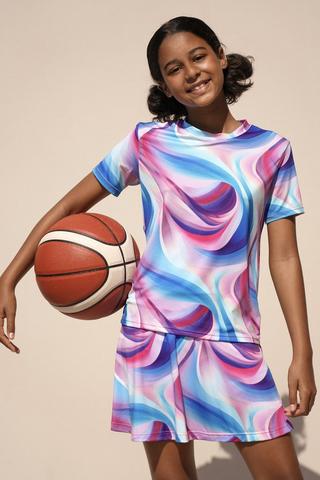 Textured T-shirt