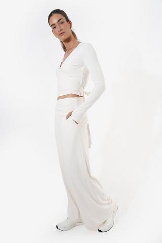Long Sleeve Wrap Top