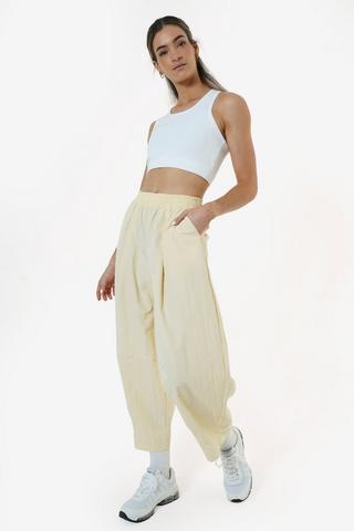 Woven Barrel Pants