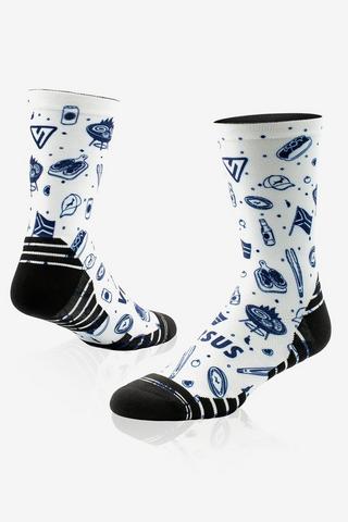 Versus Braai 70 Active Crew Socks - 8-12