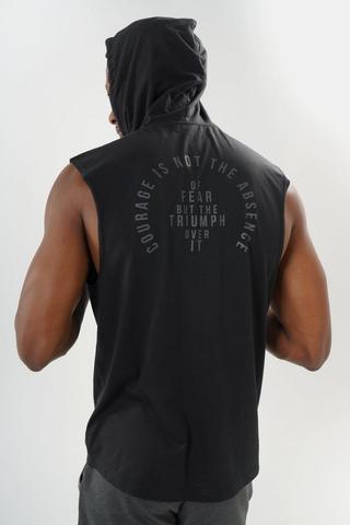 Sleeveless Statement Hoodie