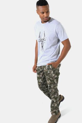 Camo Cotton Cargo Pants