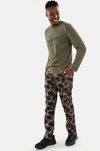 Camo Cotton Cargo Pants