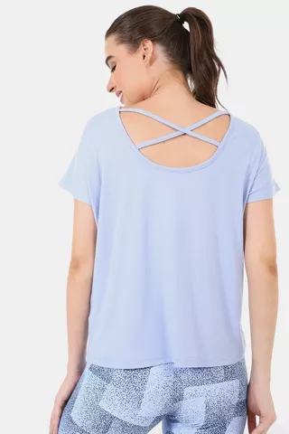 Criss-cross Strap T-shirt