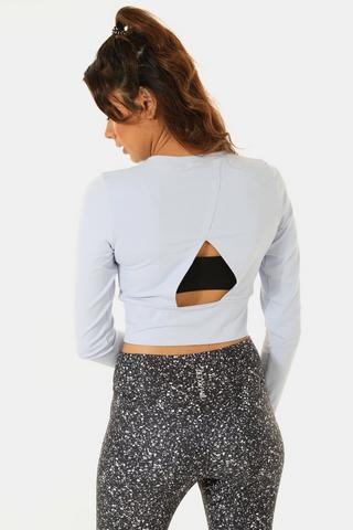 Cropped Long Sleeve Top