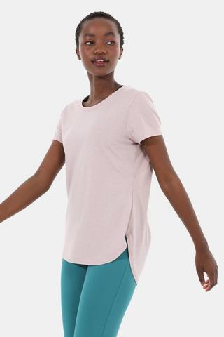 Curved Hem T-shirt