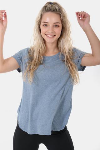 Curved Hem T-shirt