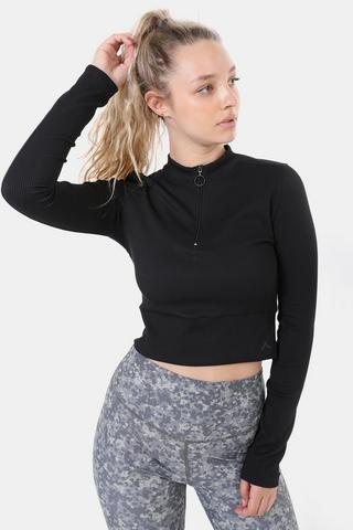 Quarter-zip Long Sleeve Active Top
