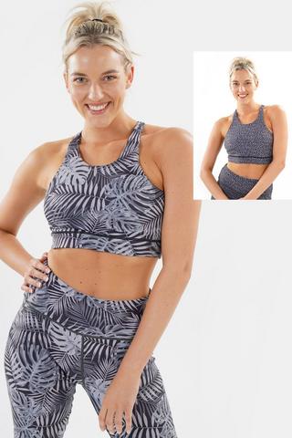 Reversible Print Crop Top
