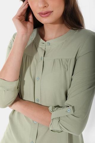 Band Collar Shirt