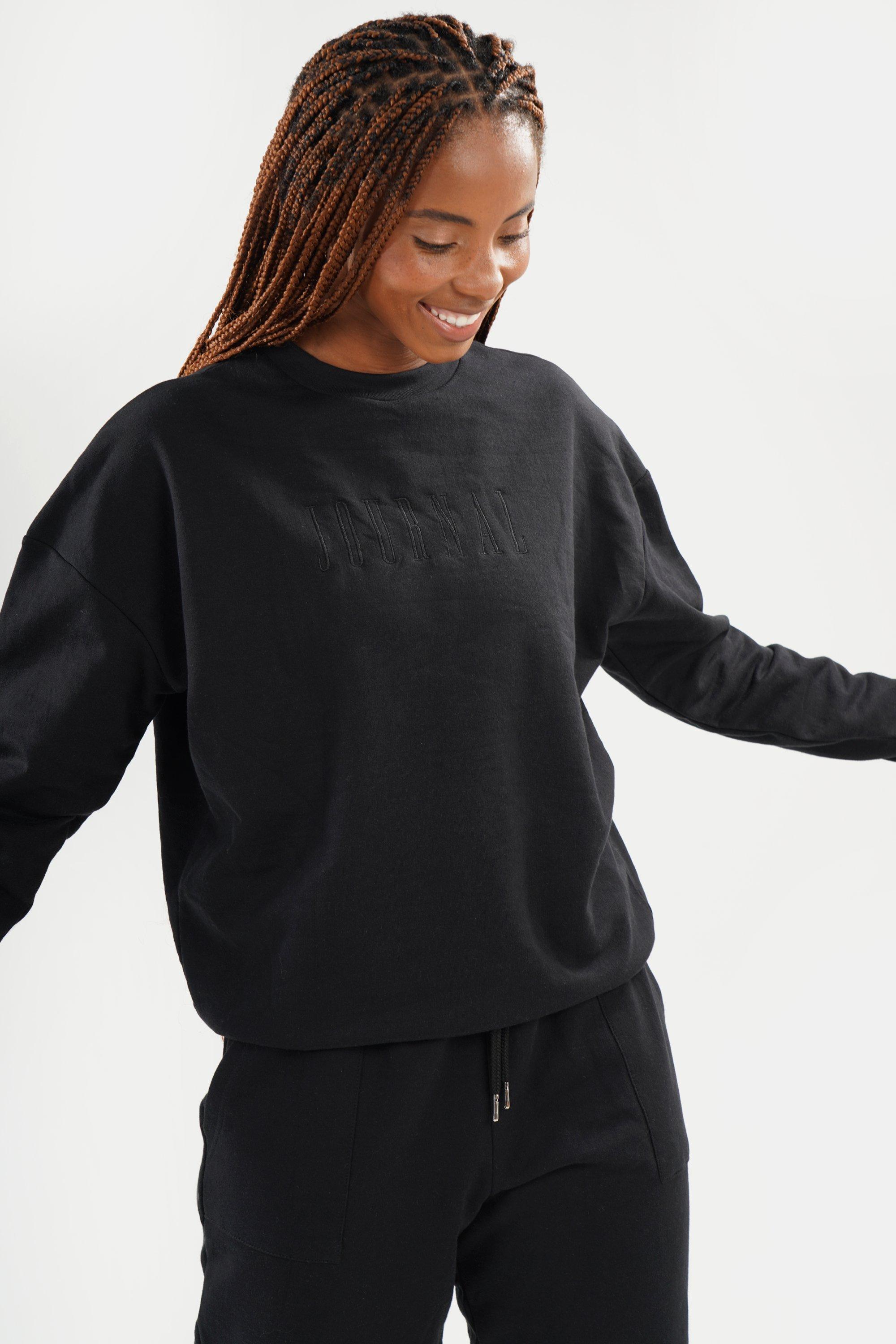 Embossed Fleece Pullover