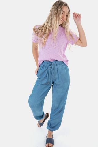 Chambray on sale joggers womens