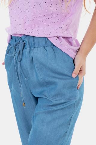 Chambray Joggers
