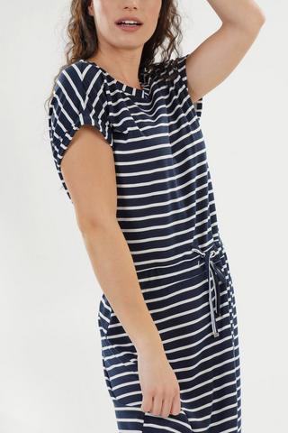 Striped Midi Dress