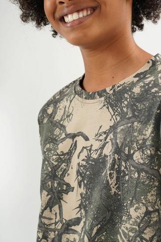 Camo Cotton Long Sleeve T-shirt