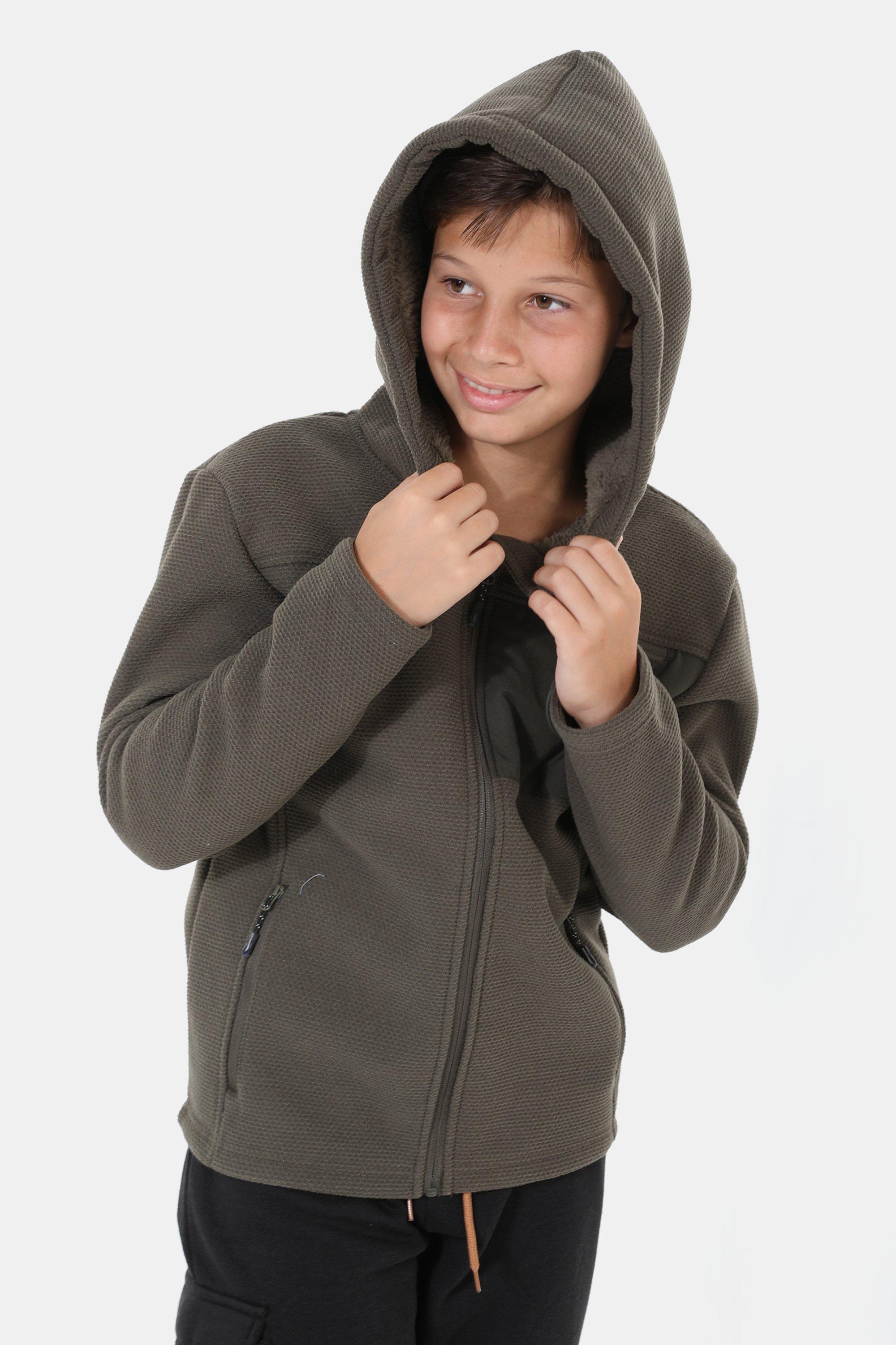 Sherpa lined hoodie toddler cheap boy