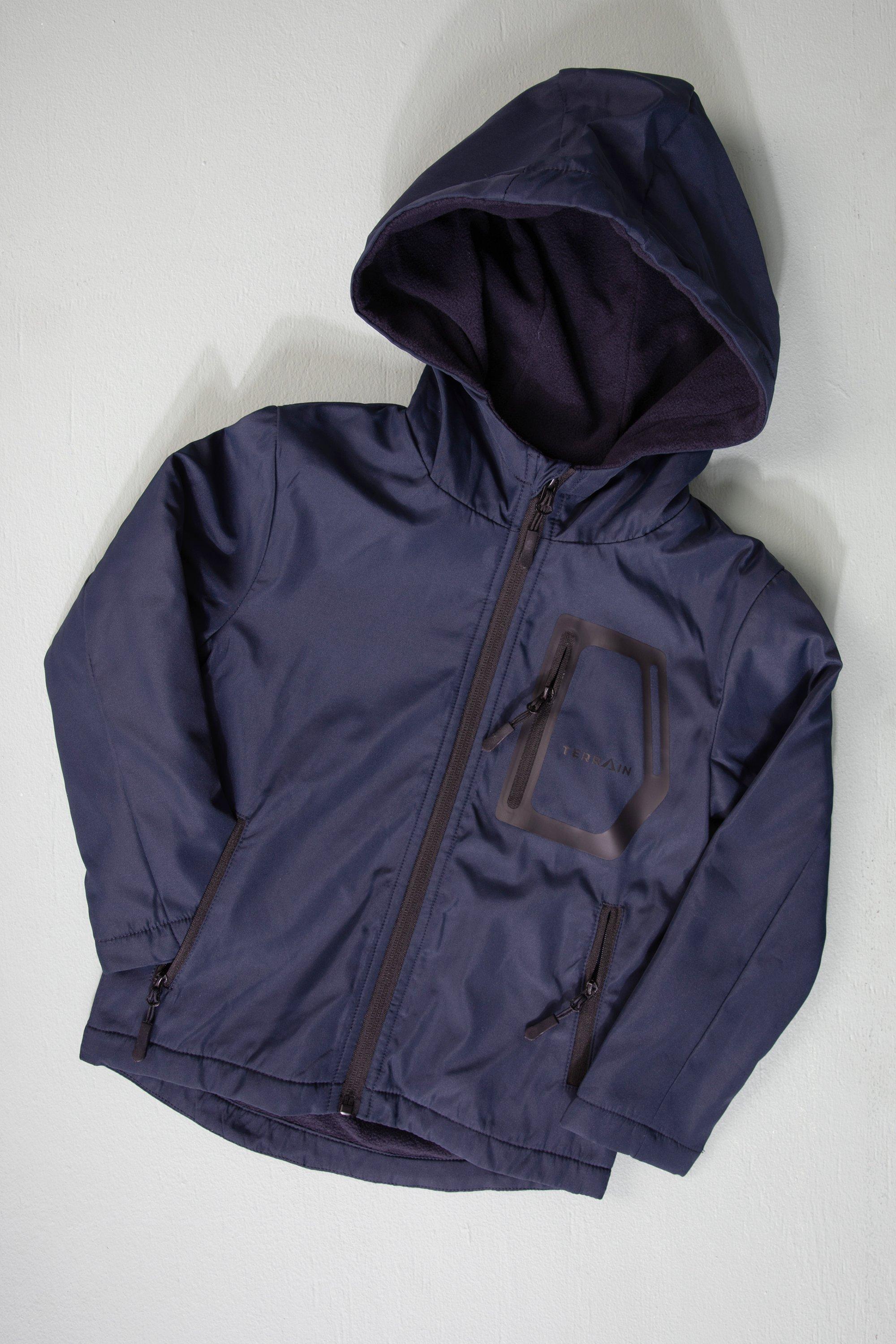 Fleece-lined Shell Hoodie