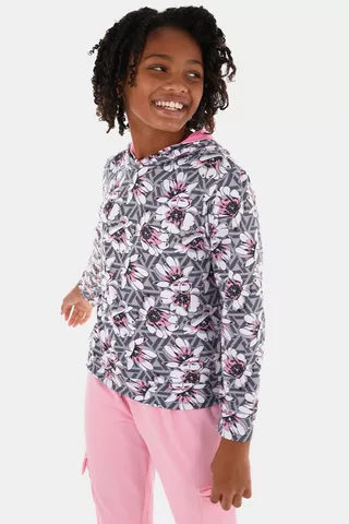 Print Hooded Pullover