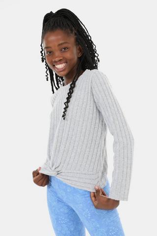 Ribbed Long Sleeve Top