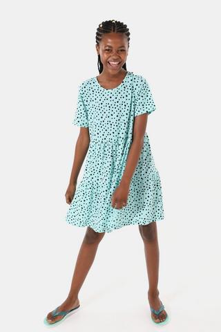 Tiered Knit Dress