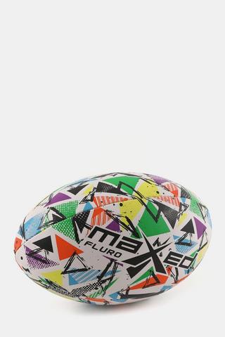 Fluro Fullsize Rugby Ball