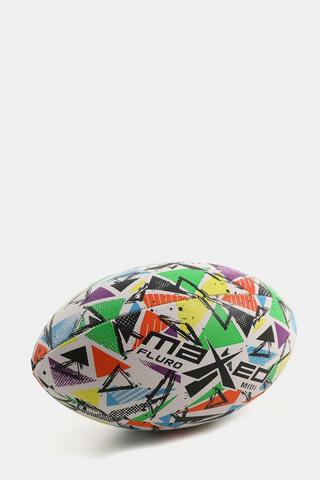 Fluro Midi Rugby Ball